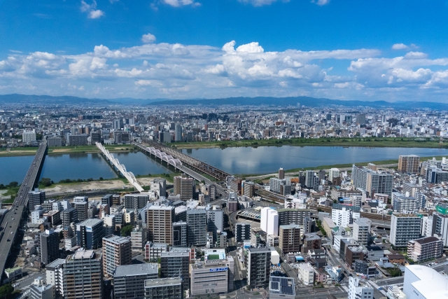 The view from Sky Building